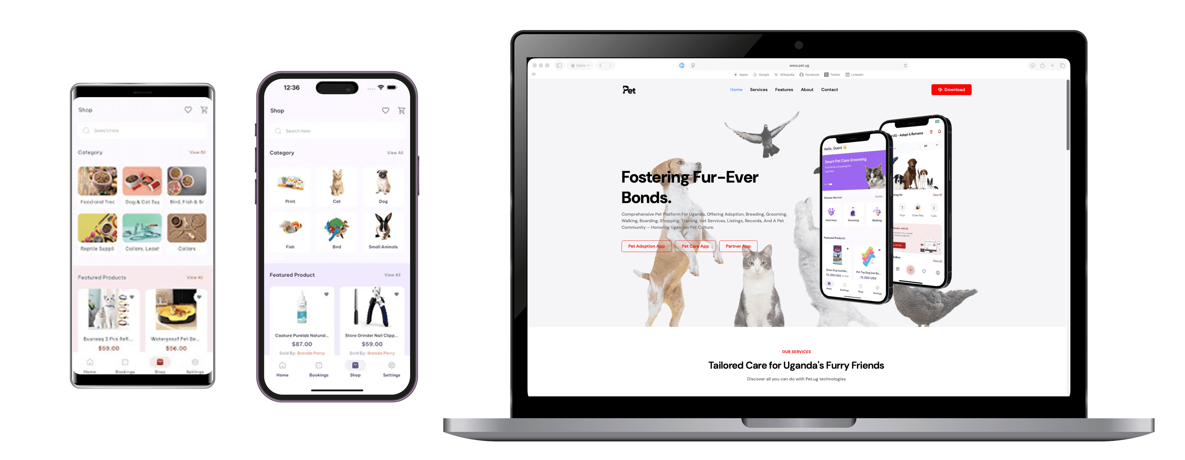 PET UG — Custom Web and APP Development for Pet Enthusiasts